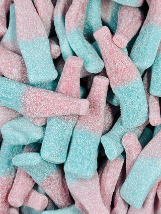UK Giant Fizzy Bubble Gum Bottles 500g