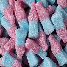 UK Fizzy Bubble Gum Bottles 500g
