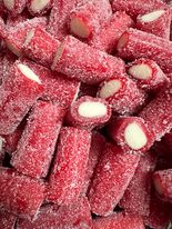 Sour Strawberry Mini Jumbo Tubes 500g